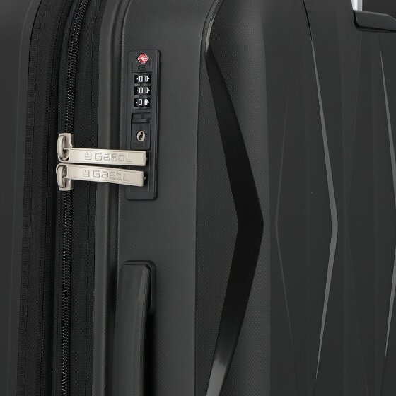 Gabol Infinity 4 Rollen Trolley 66 cm mit Dehnfalte