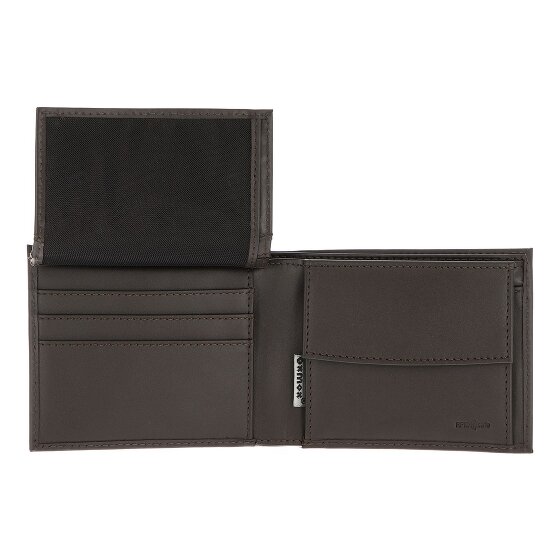 oxmox Leather Geldbörse RFID Schutz Leder 12 cm