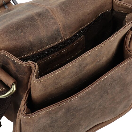 Greenburry Vintage Umhängetasche Leder 16 cm