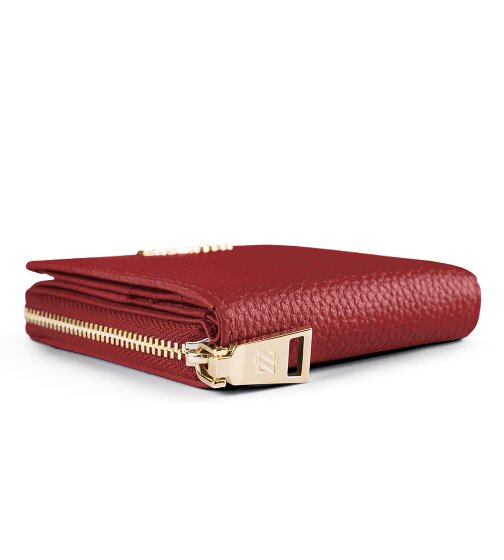 Lazarotti Bologna Leather Medium Zip-Around Geldbörse Leder 10 cm