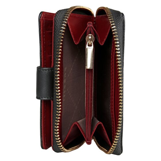Bugatti Viola Geldbörse RFID Schutz Leder 12 cm