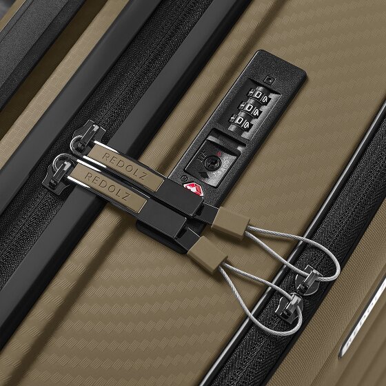 Redolz Essentials 17 4-Rollen Kabinentrolley 55 cm Soft-Pocket Laptopfach