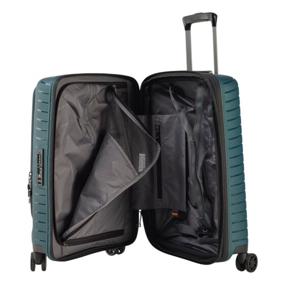 Stratic Novium 4 Rollen Kabinentrolley S 55 cm Laptopfach mit Dehnfalte