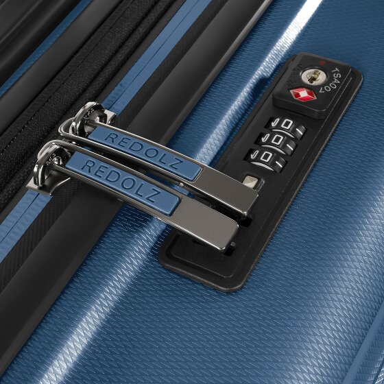 Redolz Essentials 14 4 Rollen Kabinentrolley 55 cm mit Dehnfalte