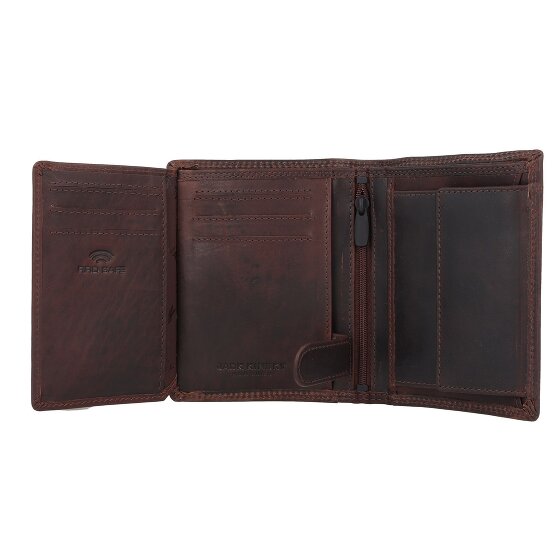 Jack Kinsky Monterey Geldbörse RFID Schutz Leder 10.5 cm