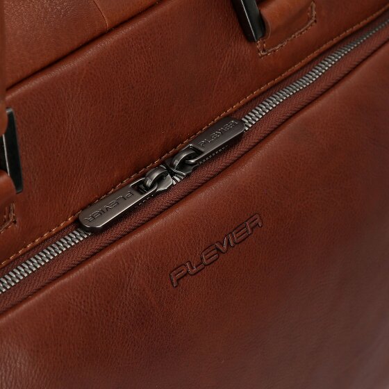 Plevier Vintage Bill Aktentasche Leder 40 cm Laptopfach