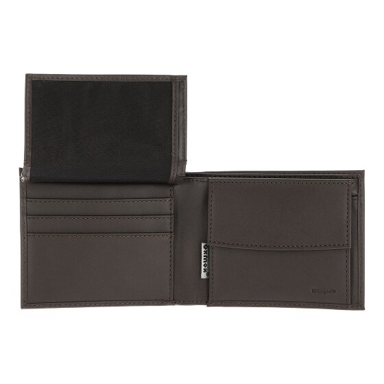 oxmox Leather Geldbörse RFID Schutz Leder 12 cm