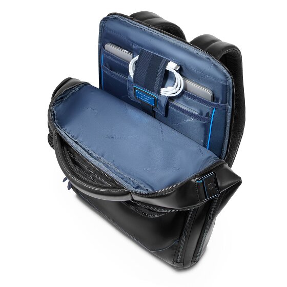 Piquadro Blue Square Daypack Leder 42 cm Laptopfach