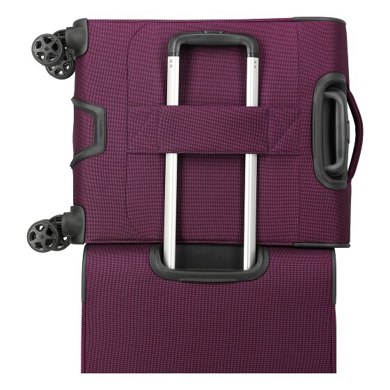 Travelite Cubis 4 Rollen Kabinentrolley S 55 cm mit Dehnfalte