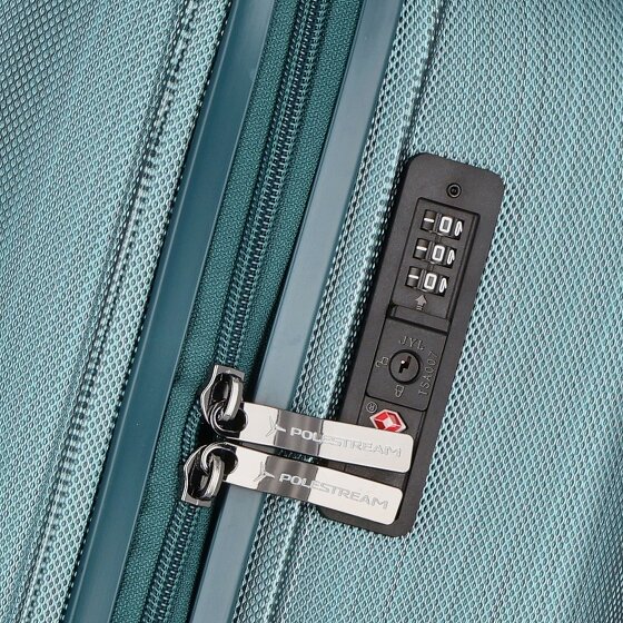 Polestream Moonrock 4 Rollen Kabinentrolley S 55 cm mit Dehnfalte