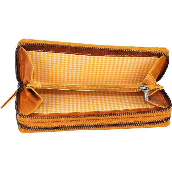 Mika Geldbörse Leder 19 cm