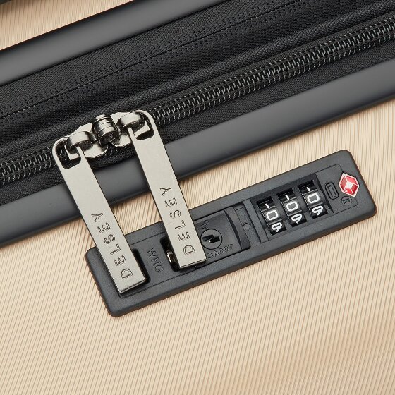 Delsey Paris Air Armour 4 Rollen Trolley 68 cm mit Dehnfalte