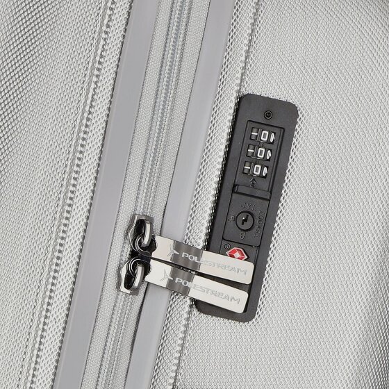 Polestream Moonrock 4 Rollen Kabinentrolley S 55 cm mit Dehnfalte