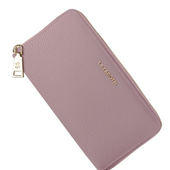 Lazarotti Bologna Leather XL Zip-Around Geldbörse Leder 19 cm