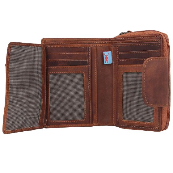 Jack Kinsky Monterey Geldbörse RFID Schutz Leder 10 cm