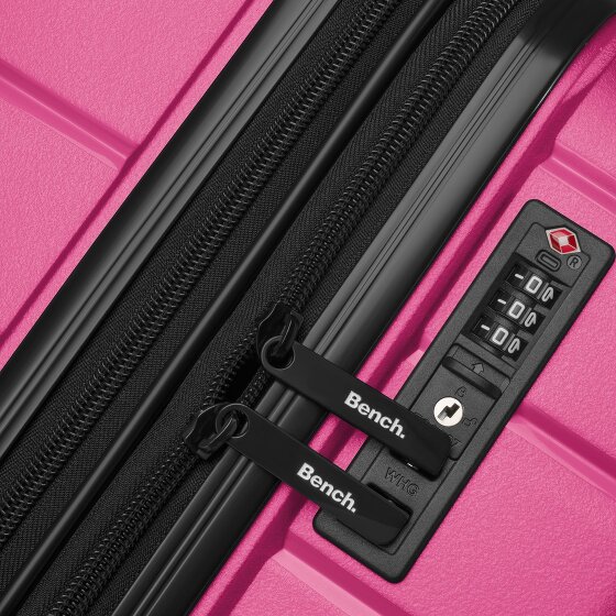 Bench Paris 4 Rollen Kofferset 3-teilig mit Dehnfalte