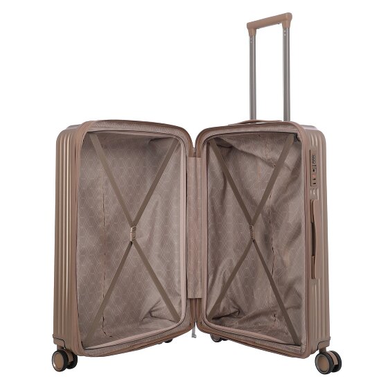 Travelite Paros 4 Rollen Trolley 65 cm
