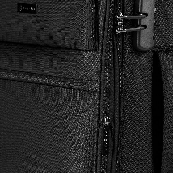 Bugatti Valencia Soft 4 Rollen Kabinentrolley S 55 cm mit Dehnfalte