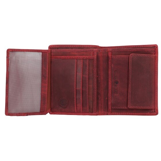 Greenburry Vintage Geldbörse Hirsch Leder 9,5 cm