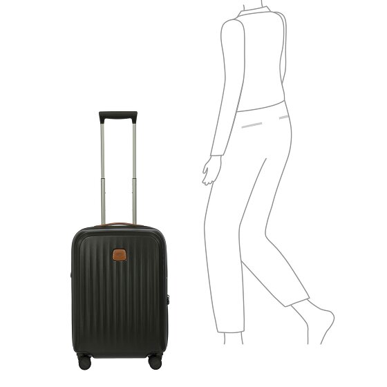 Bric's Taormina 4 Rollen Trolley S 57 cm mit Dehnfalte