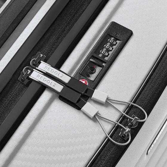 Redolz Essentials 17 4-Rollen Kabinentrolley 55 cm Soft-Pocket Laptopfach