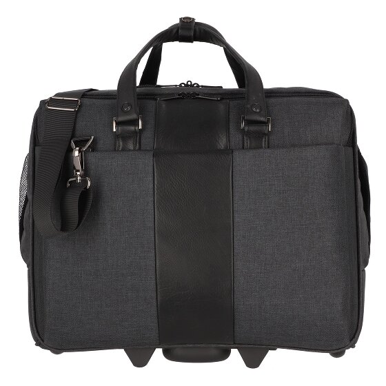 Dermata 2 Rollen Businesstrolley 46 cm Laptopfach