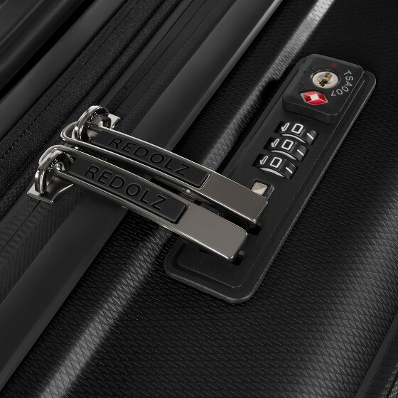 Redolz Essentials 14 4 Rollen Kabinentrolley 55 cm mit Dehnfalte