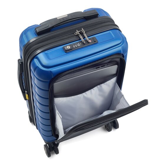Delsey Paris Shadow 5.0 4-Rollen Kabinentrolley 55 cm Laptopfach mit Dehnfalte