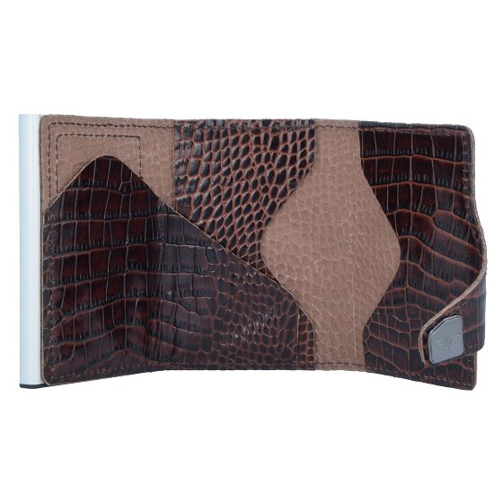 Tru Virtu Click & Slide Kreditkartenetui Geldbörse RFID Leder 6,5 cm