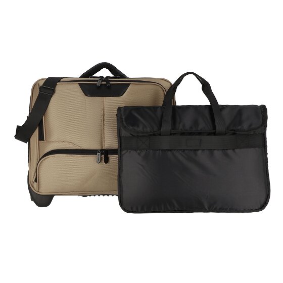 Dermata 2 Rollen Businesstrolley 41 cm Laptopfach