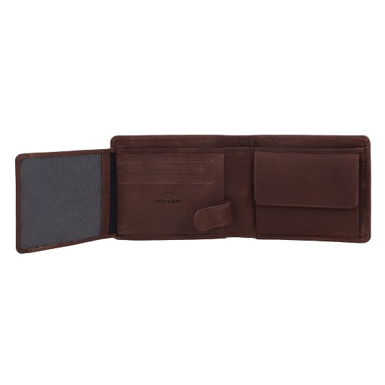 Jack Kinsky Aruba Geldbörse RFID Schutz Leder 12 cm