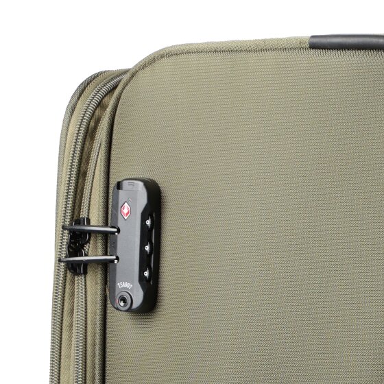 d&n Travel Line 9704 4 Rollen Trolley L 78 cm mit Dehnfalte