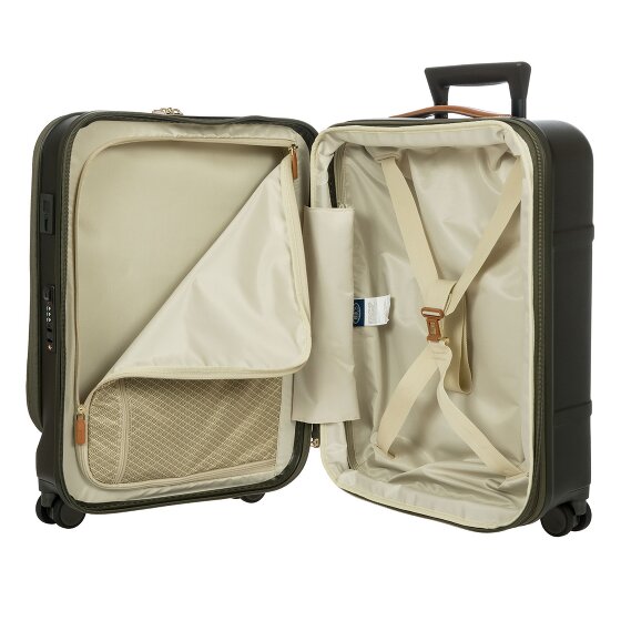 Bric's Bellagio 4 Rollen Kabinentrolley 55 cm mit Dehnfalte