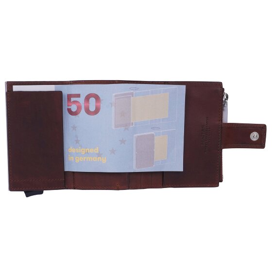 Maître Birkenfeld C-Four Kreditkartenetui RFID Schutz Leder 10 cm