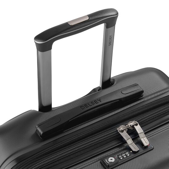 Delsey Paris Meteor 4 Rollen Trolley 68 cm mit Dehnfalte