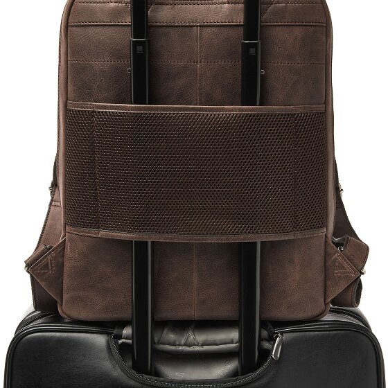 Castelijn & Beerens Carisma Daypack RFID Schutz Leder 40 cm Laptopfach