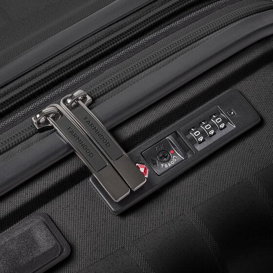 Farmhood Eco Edition 4 Rollen Kabinentrolley 55 cm mit Dehnfalte