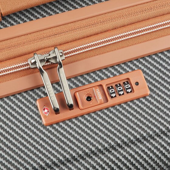 Delsey Paris Helium Ultimate 4 Rollen Trolley 70 cm mit Dehnfalte