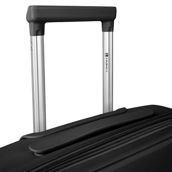 Franky London 4 Rollen Trolley L 74 cm mit Dehnfalte
