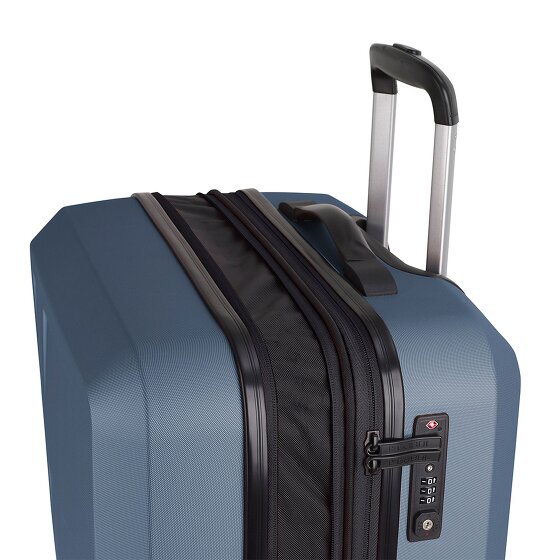 Gabol Montreal 4 Rollen Kofferset 3-teilig mit Dehnfalte