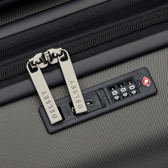 Delsey Paris Air Armour 4 Rollen Kofferset 3-teilig mit Dehnfalte
