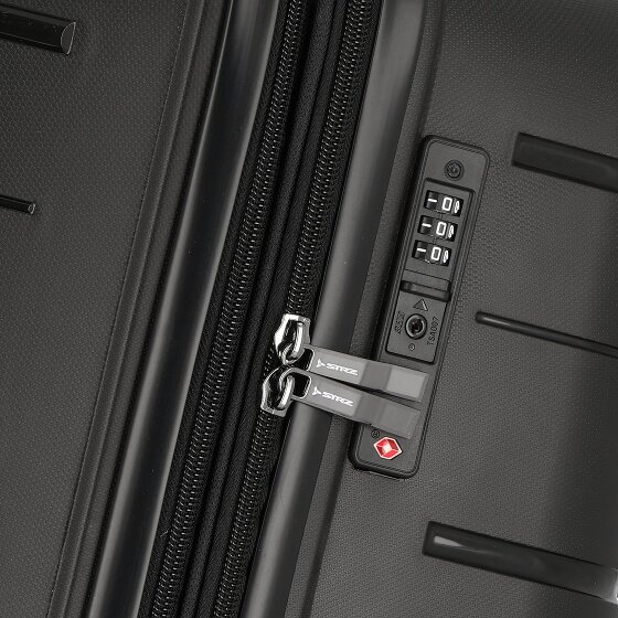 Polestream Strz by Asteroid 4 Rollen Kofferset 3-teilig mit Dehnfalte