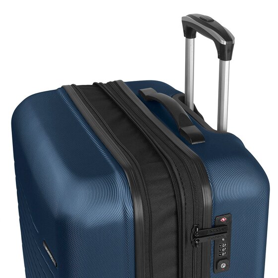 Gabol Escape 4 Rollen Kofferset 3-teilig mit Dehnfalte