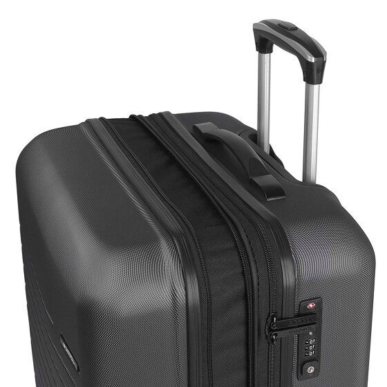 Gabol Escape 4 Rollen Kofferset 3-teilig mit Dehnfalte