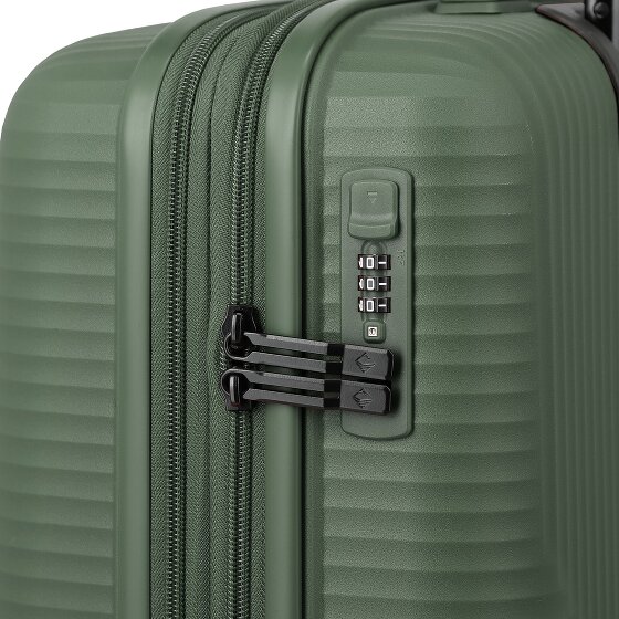 Travelite Air Stripe 4 Rollen Kabinentrolley S 55 cm mit Dehnfalte