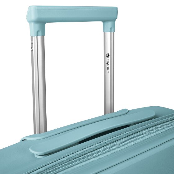 Franky London 4 Rollen Trolley L 74 cm mit Dehnfalte