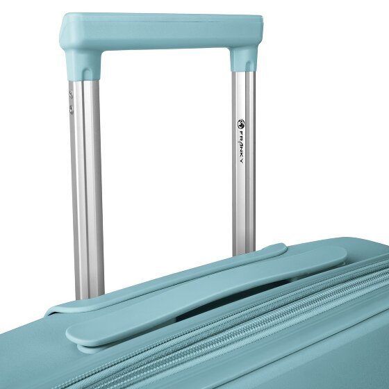 Franky London 4 Rollen Trolley L 74 cm mit Dehnfalte