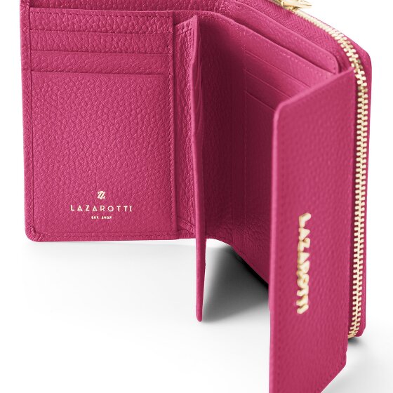 Lazarotti Bologna Leather Zip-Around Geldbörse Leder 12 cm
