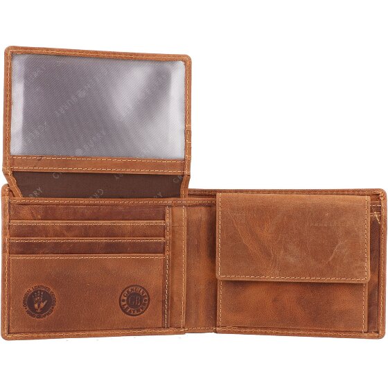 Greenburry Vintage Geldbörse Leder 12 cm