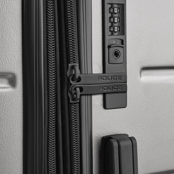 Police Dublin 4 Rollen Trolley M 64 cm mit Dehnfalte